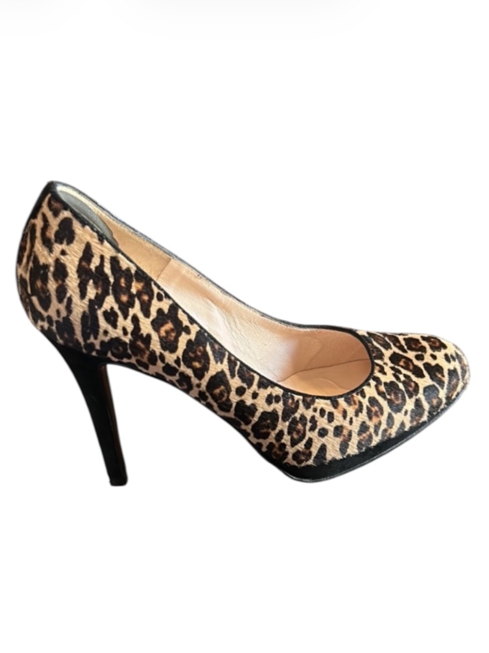 Peter Kaiser Suede Leopard Print Stiletto Platform Heels Women’s size 9
